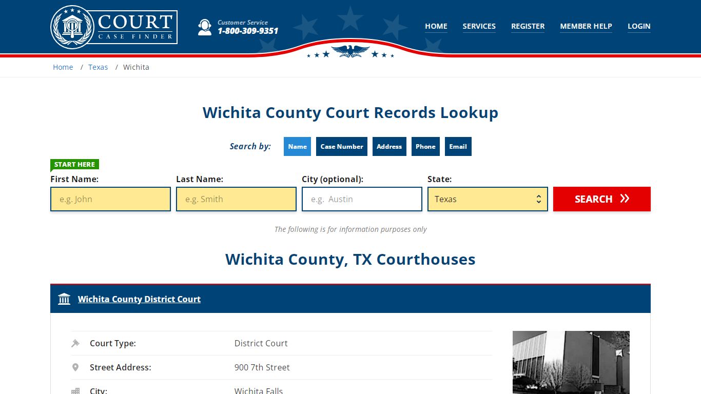 Wichita County Court Records | TX Case Lookup